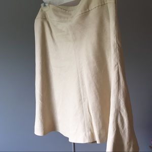 Tan Linen skirt!